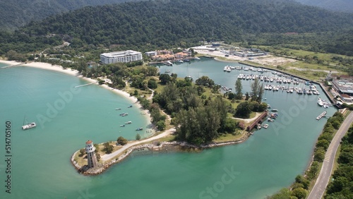 Langkawi, Malaysia – June 24, 2022: The Landmarks, Beaches and Tourist Attractions of Langkawi