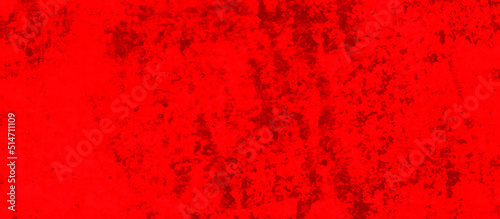 Abstract red grunge background texture. Red grunge background with blood splash on wall. Red texture wallpaper.