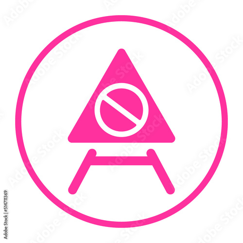 Alert, attention, disabled, error, unavailable icon