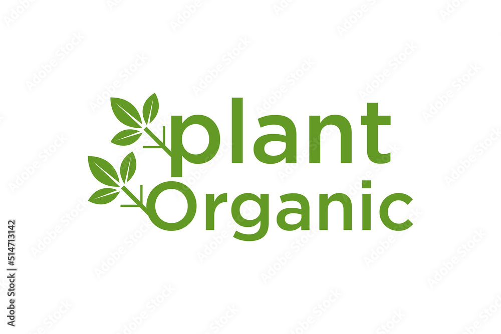Leaf nature logo design letter symbol plant organic farm eco health Leaf nature logo design letter symbol plant organic farm eco health