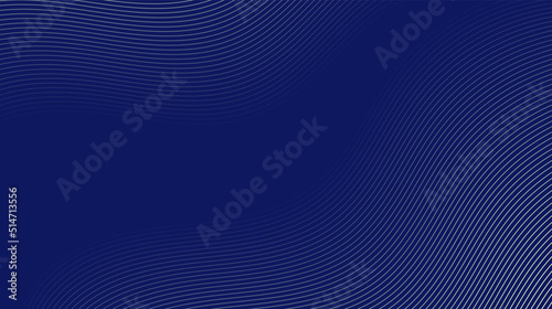 Abstract lines lighting effect on blue background.