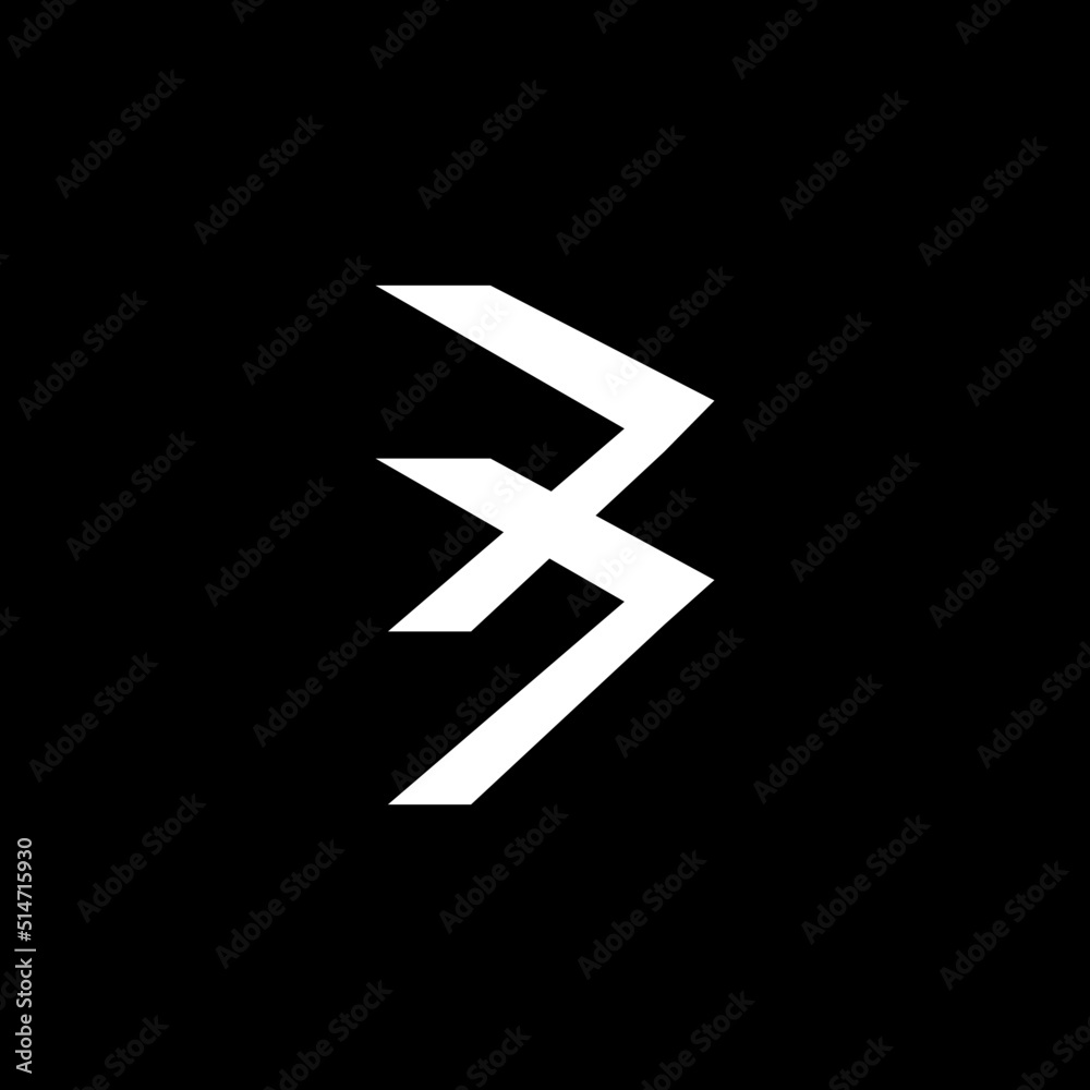 simple abstract monogram  letter  xm bird logo design template