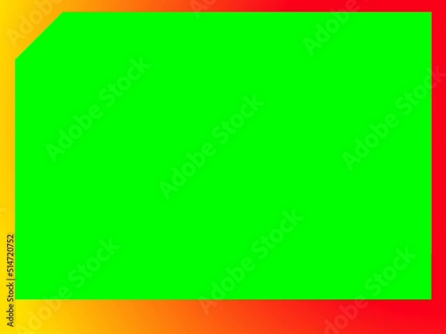 New arrival videos with text 3D on green screen bacground. Colorful gradient design template