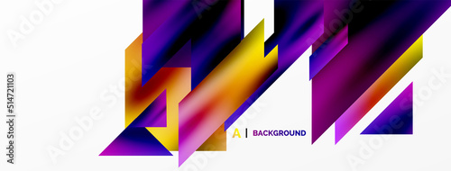 Modern trendy minimalist abstract background. Geometric pattern design, 3d and shadow effects. Vector Illustration