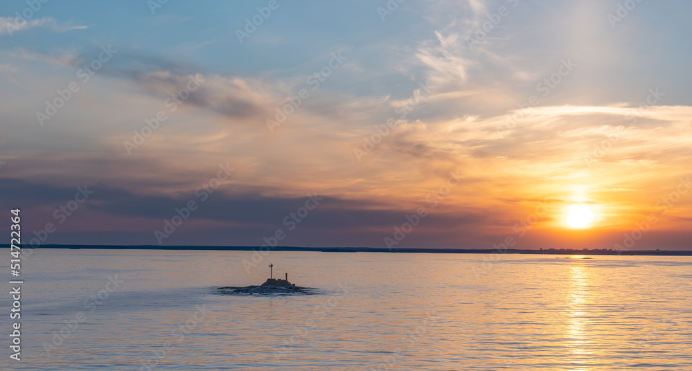 Obraz premium sunset over the sea