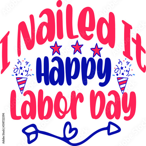 Labor Day SVG T-Shirt Design
