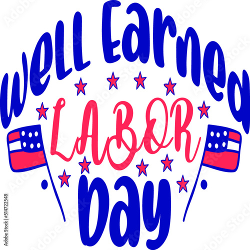 Labor Day SVG T-Shirt Design
