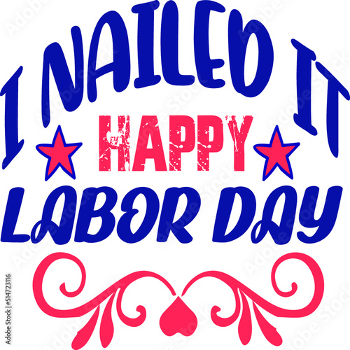 Labor Day SVG T-Shirt Design
