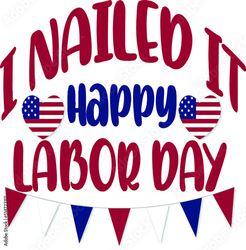 Labor Day SVG T-Shirt Design
