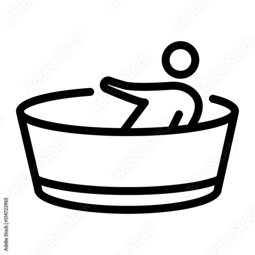 Jacuzzi Bath line icon
