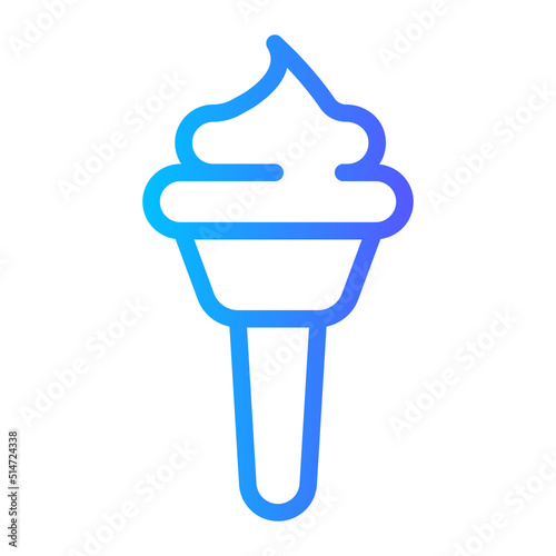 Ice Cream gradient icon