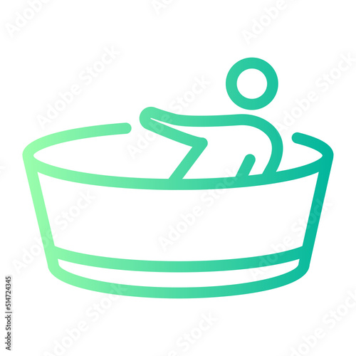 Jacuzzi Bath gradient icon