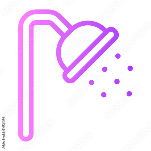 Shower gradient icon