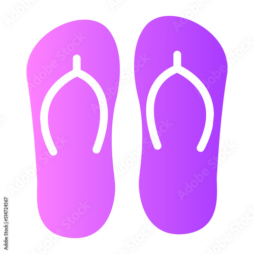 Flip Flops gradient icon