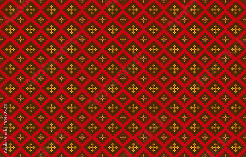 Abstract geometric and tribal patterns, usage design local fabric patterns, Design inspired by indigenous tribes. geometric Vector illustration