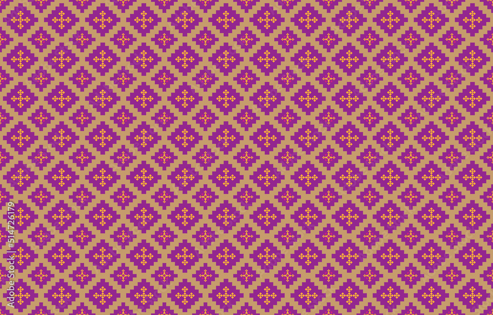 Abstract geometric and tribal patterns, usage design local fabric patterns, Design inspired by indigenous tribes. geometric Vector illustration Abstract geometric and tribal patterns, usage design local fabric patterns, Design inspired by indigenous tribes. geometric Vector illustration