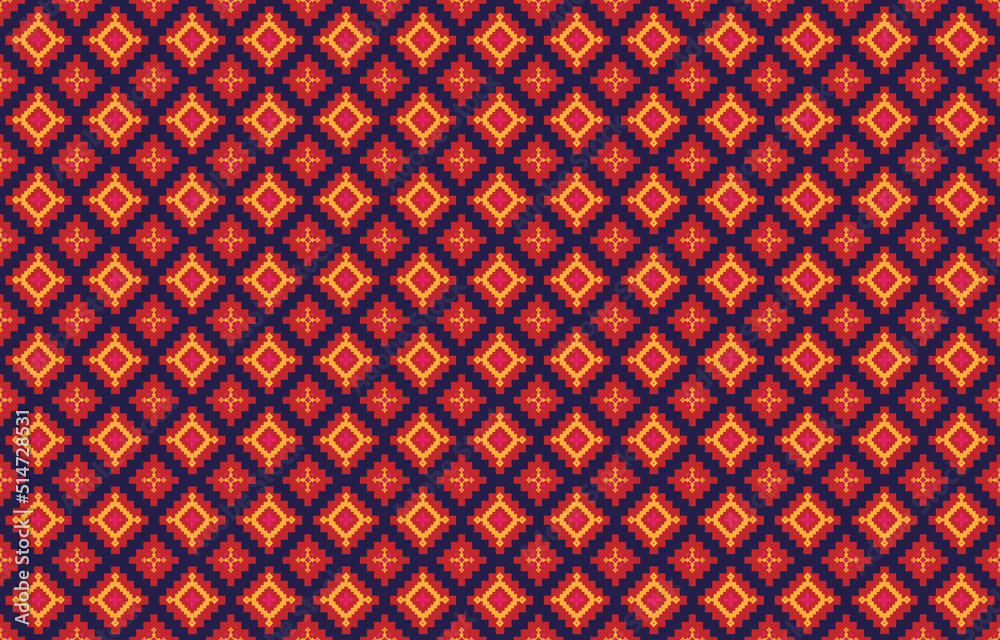 Abstract geometric and tribal patterns, usage design local fabric patterns, Design inspired by indigenous tribes. geometric Vector illustration Abstract geometric and tribal patterns, usage design local fabric patterns, Design inspired by indigenous tribes. geometric Vector illustration