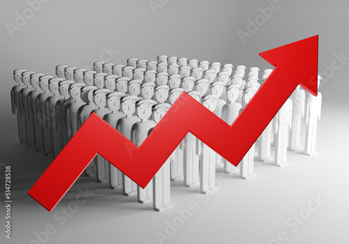 Rising unemployment concept...