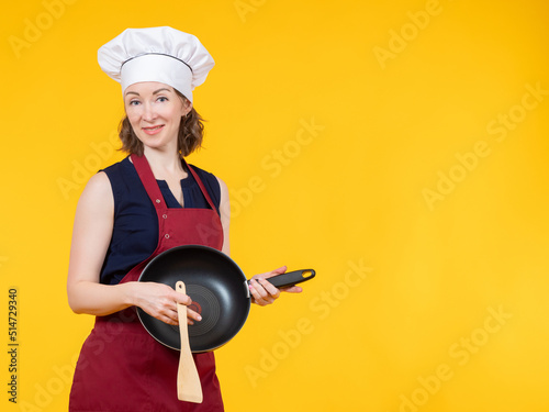 Chef cook woman. Cook woman...