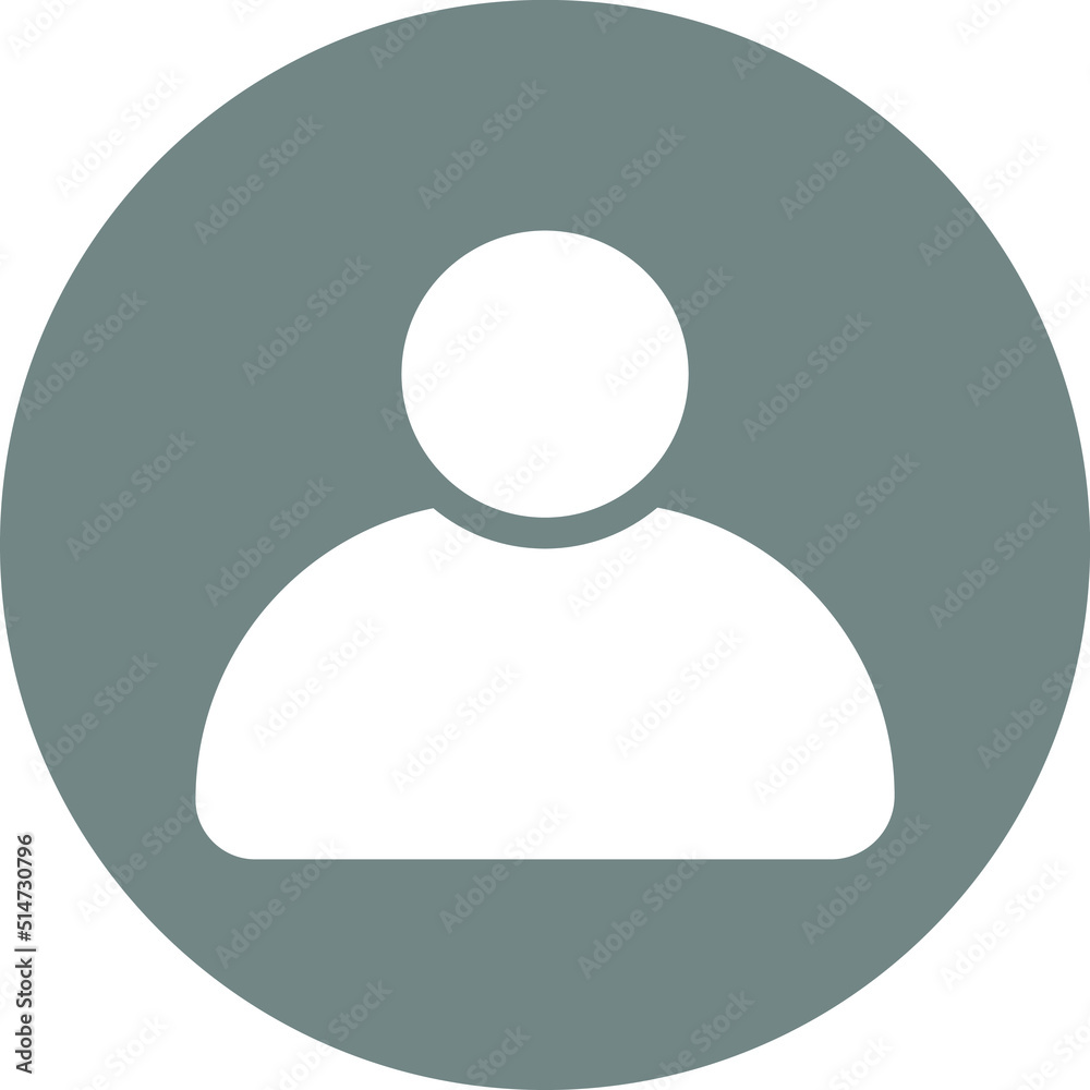 Grey person icon, profile icon vector Grey person icon, profile icon vector