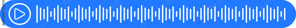 Voicemail icon, voice blue symbol vector Voicemail icon, voice blue symbol vector