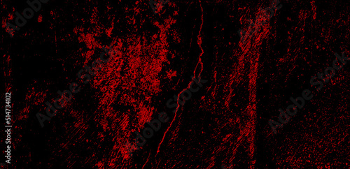 Black and red grunge texture. Scary red black scary background