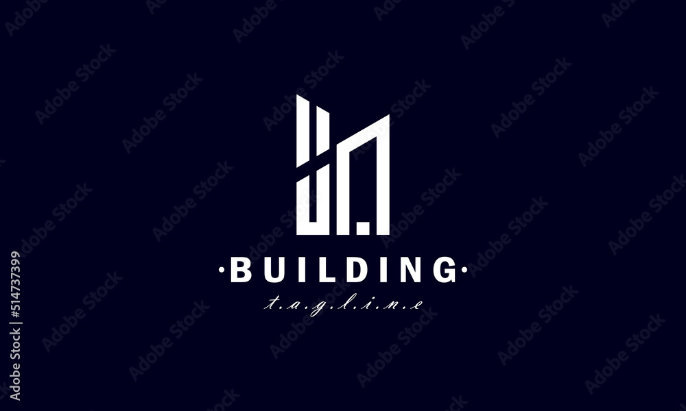 Cityscape logo design template. Design for architecture, planning, structure, construction, building, residence, skyscrapers, property and apartment.