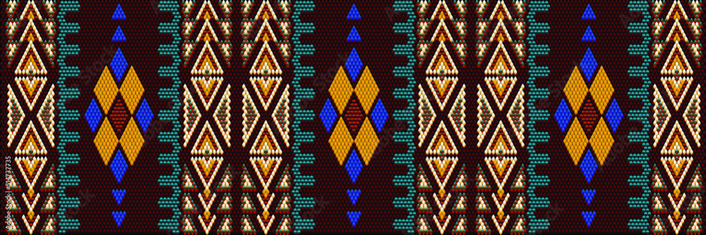   Pattern, ornament,  tracery, mosaic ethnic, folk, national, geometric  for fabric, interior, ceramic, furniture in the Latin American style.