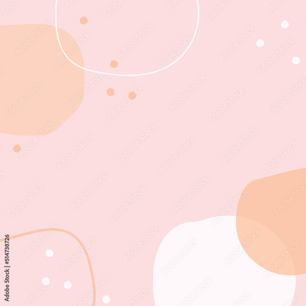 Organic pastel background for social media posts