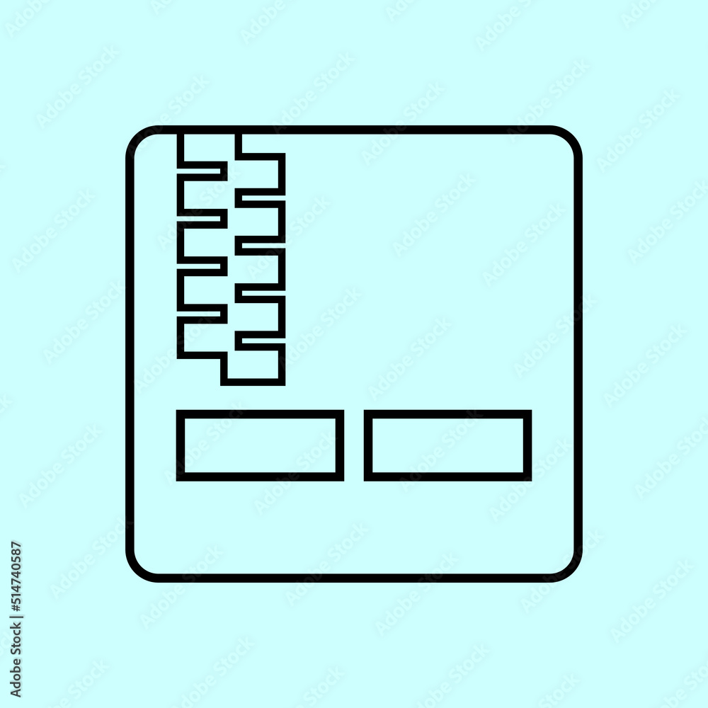 Archive icon vector illustration. Archives symbol vector design. Line art design. Line art symbol. Archive icon vector illustration. Archives symbol vector design. Line art design. Line art symbol.