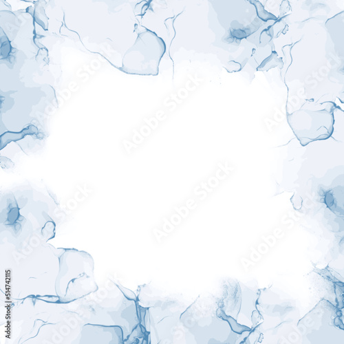 blue marble frame pattern