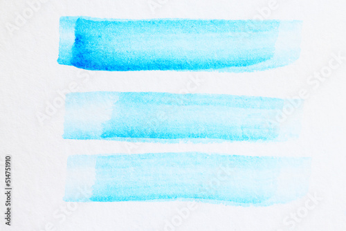 blue brush strokes watercolor abstract background