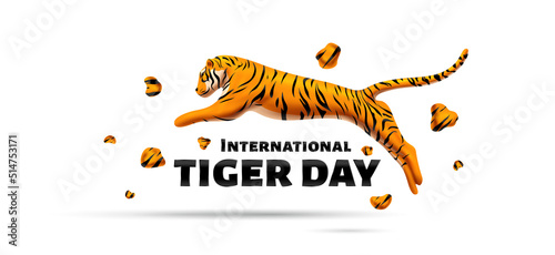 International tiger day awareness for conservation