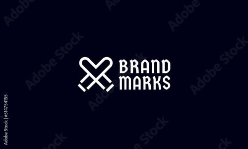 Letter X logo design concept. Initial letter emblem for business identity.