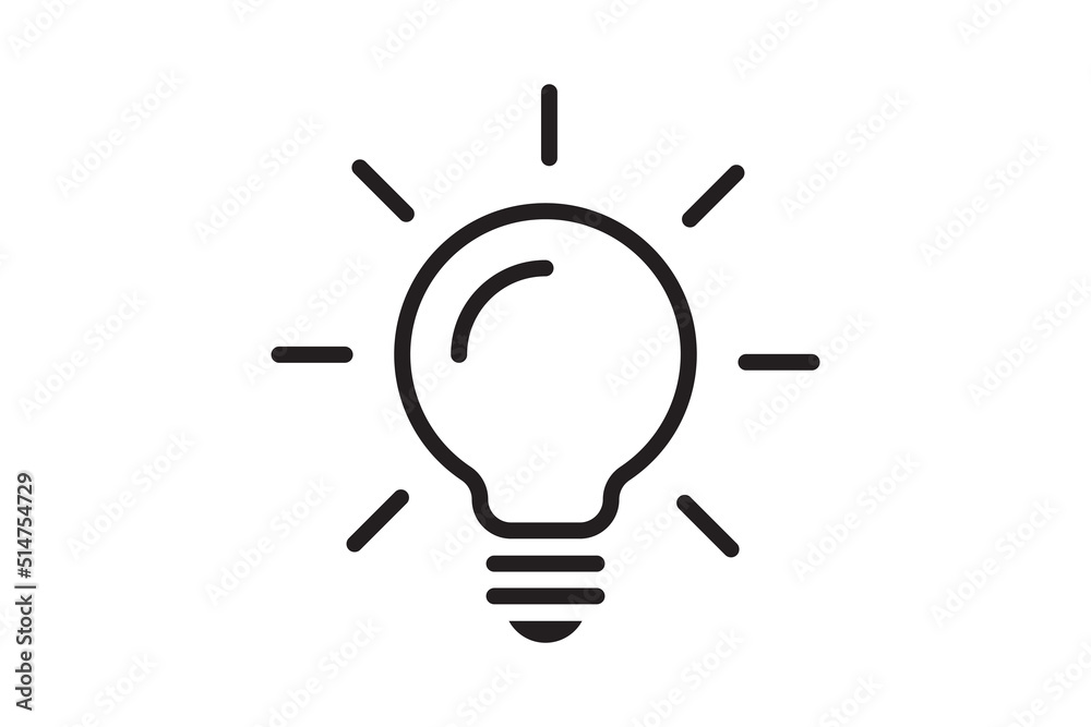 Idea symbol creative concept. Light bulb light vector icon. Power and energy sign. Idea symbol creative concept. Light bulb light vector icon. Power and energy sign.