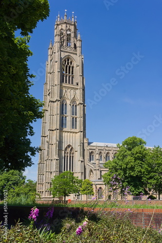 St Botolph's Boston stump tower by the river Witham