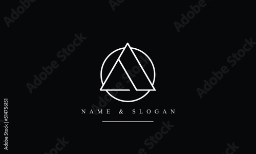 AA, A abstract letters logo monogram