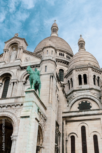 View from below of a part of the Sacré-Coeur Basilica in Paris, France. © Jenni Ventura Martil