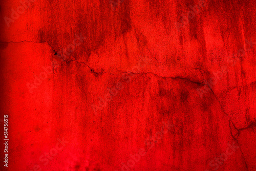 Scary concrete cement wall for background, horror and halloween concept, also for creepy background