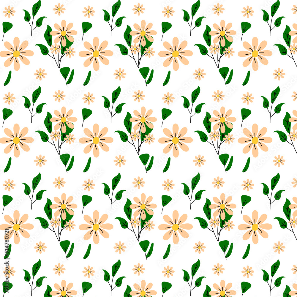 Flowers on light background Flowers on light background