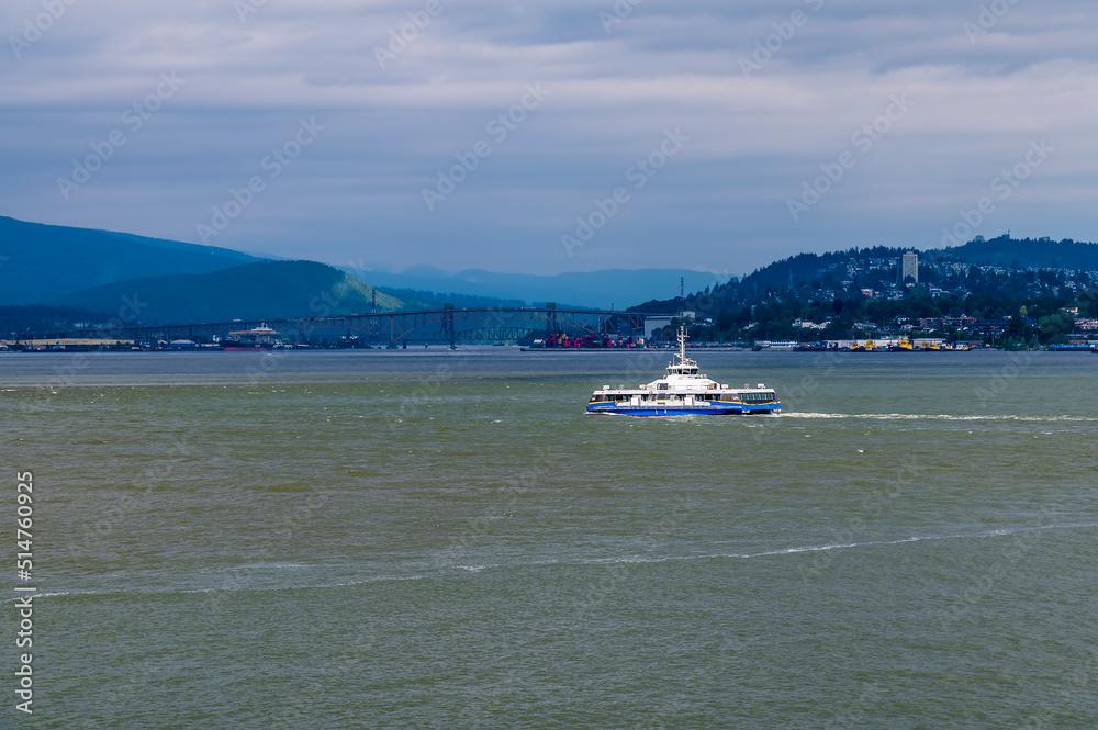 A view acros Vancouver Harbour in Vancouver, Canada in summertime A view acros Vancouver Harbour in Vancouver, Canada in summertime