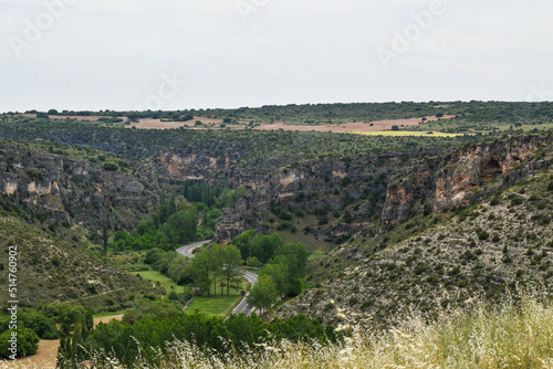 aerial view of the mountains in Cuenca, Spain