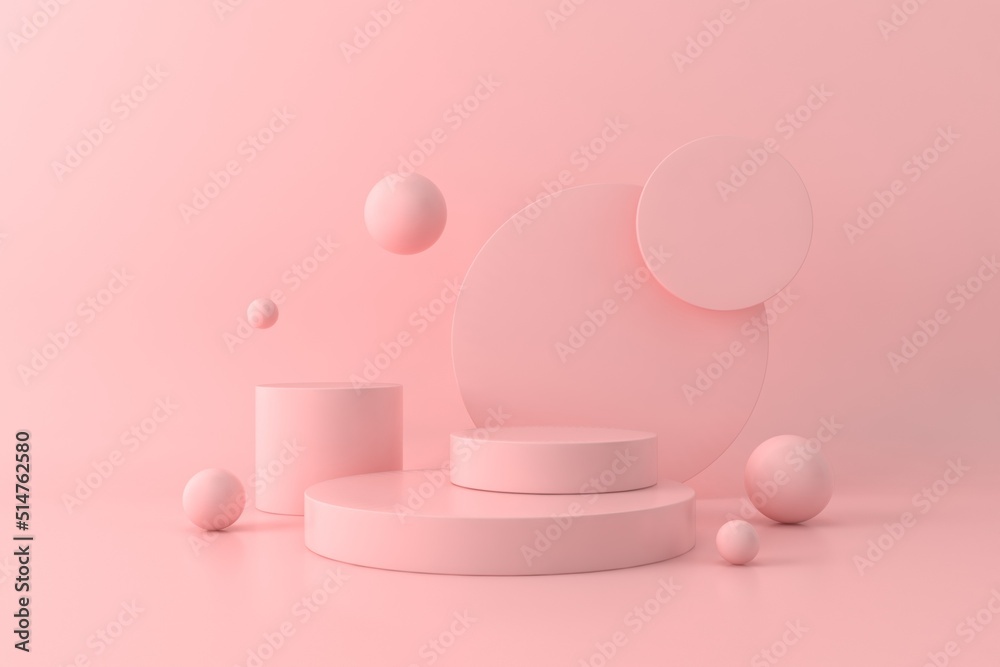 Abstract minimal scene, design for cosmetic or product display podium 3d render. Abstract minimal scene, design for cosmetic or product display podium 3d render.