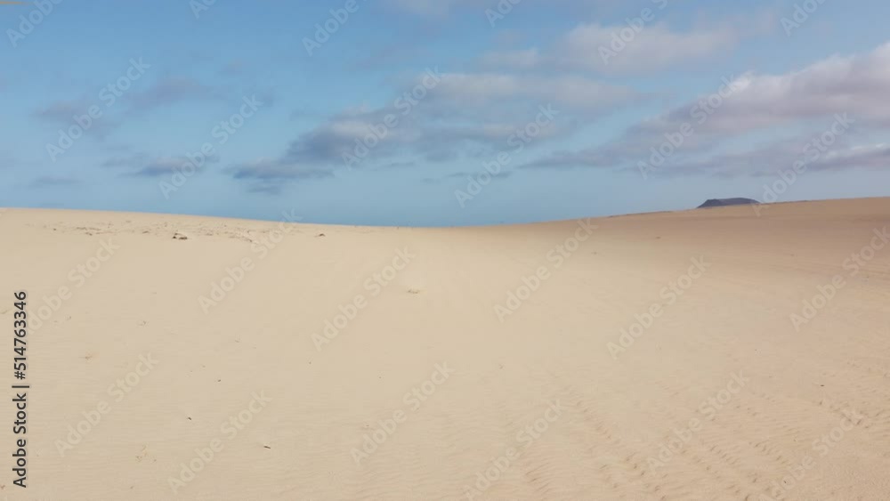 Coastal Paradise: Aerial Perspective of Corralejo Dunes Coastal Paradise: Aerial Perspective of Corralejo Dunes