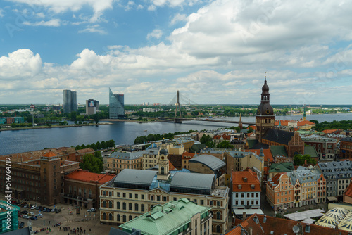 Cityscape of Riga, Latvia - Old town of Riga