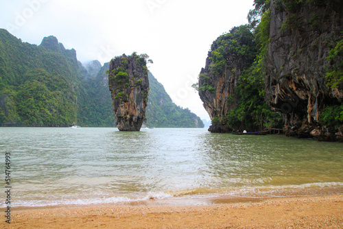 Thailand, Ao Phang Nga, James Bond rock 