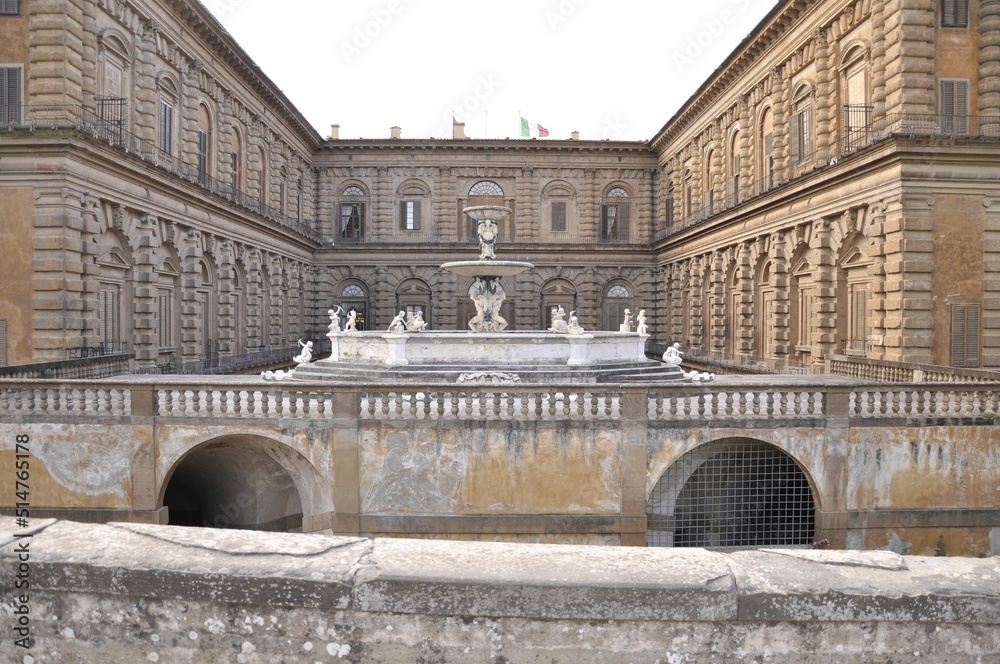 Naklejka premium Florencja Pałac Pittich.