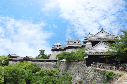 松山城、愛媛県、西国-matsuyama castle in japan- photo