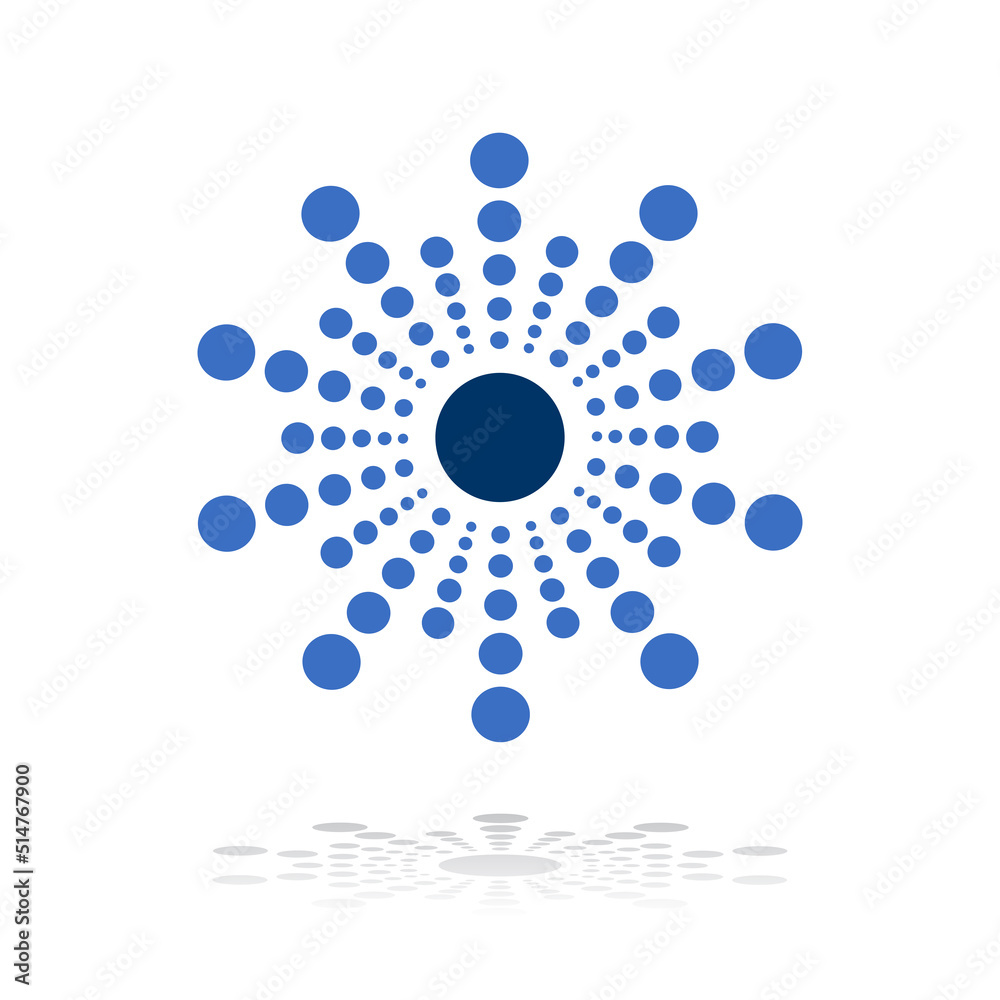 Abstract Circle Dots Icon. Element for Design. Abstract Circle Dots Icon. Element for Design.