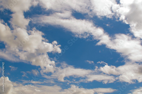 blue sky with clouds